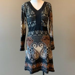 Sacred Threads V-neck Dress